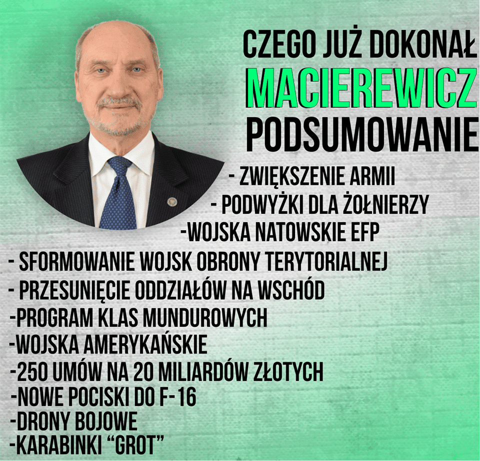 #MuremZaMacierewiczem