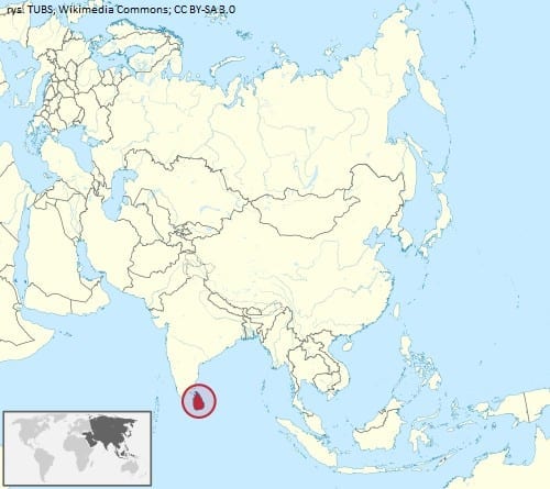 Sri Lanka w Azji