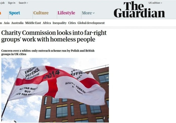 The Guardian - wycinek artykułu obrażającego IPPTV