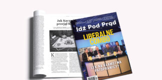 Liberalne Combo – lek na kłamstwa patoprawicy? Okładka magazynu Idź Pod Prąd, grudzień 2025 Liberalne Combo
